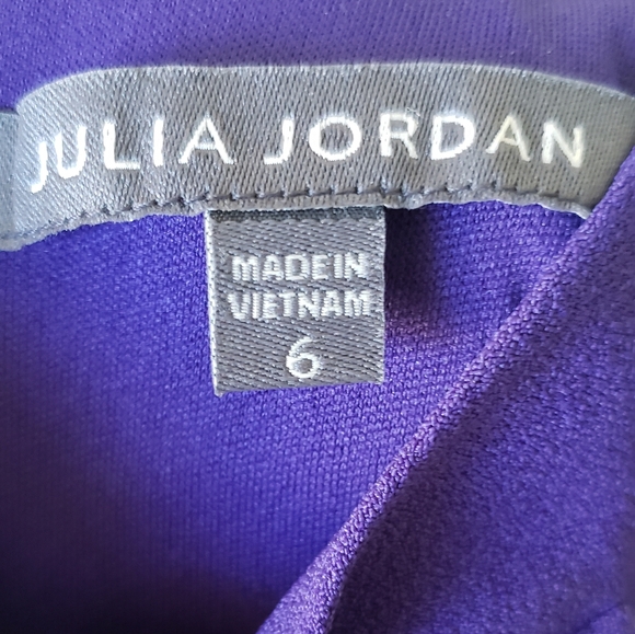 Julia Jordan purple wide leg halter top jumpsuit - 6 - Picture 4 of 5